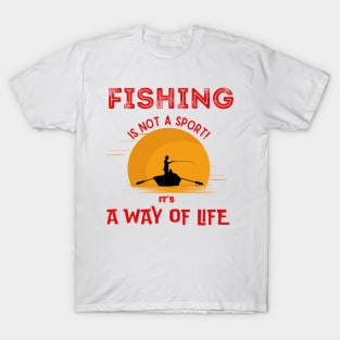 Fishing Lifestyle white T-Shirt